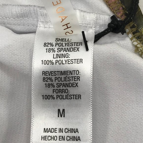 Shade And Shore Women's Sz. Medium 8-10 Tall Triangle Ring Detail Bikini Top New - Picture 6 of 14